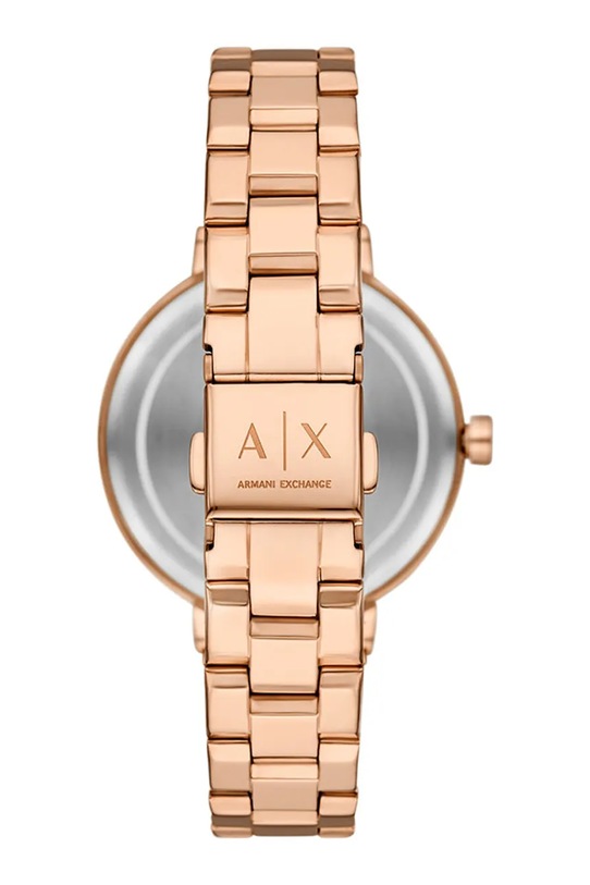 Armani Exchange zegarek i bransoletka AX7175SET złoty AA00