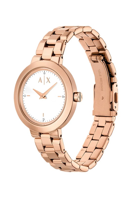 Akcesoria Armani Exchange zegarek i bransoletka AX7175SET złoty