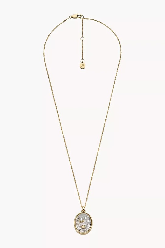 Fossil naszyjnik JF04893710 złoty AA00