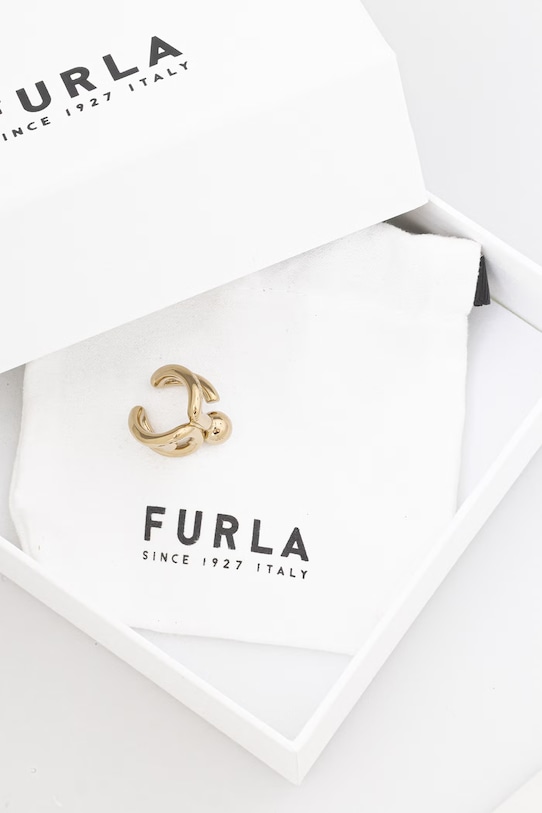 Akcesoria Furla nausznica damska ze stali nierdzewnej FJ1303ETU złoty