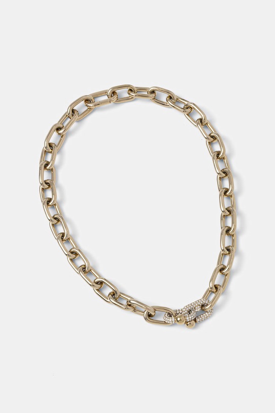 Furla naszyjnik damski metalowy złoty FJ1308NTU