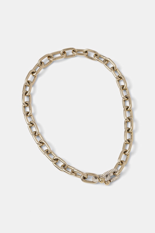 Furla naszyjnik damski metalowy złoty FJ1308NTU