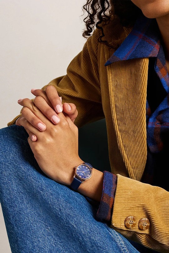 Fossil zegarek damski granatowy ES5424