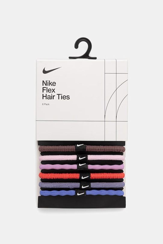 Nike zestaw gumek do włosów damskie FLEX różowy N.100.9194.531
