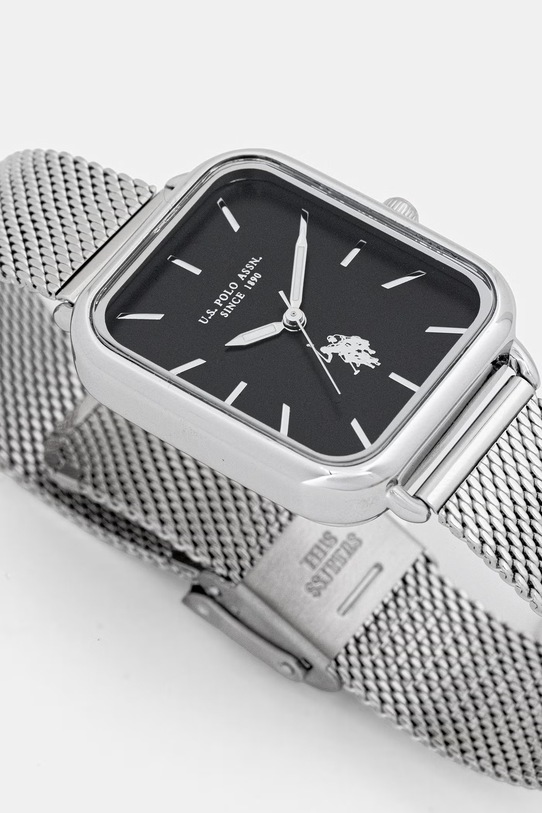 U.S. Polo Assn. zegarek damski SYLVIE USP8333BK srebrny AA00