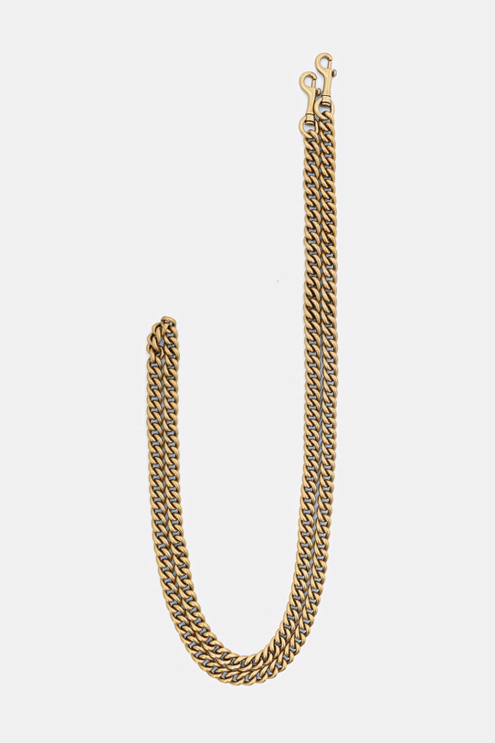 Coach pasek do torebki damski złoty 58847