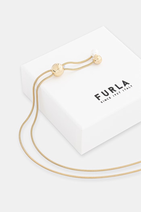 Akcesoria Furla naszyjnik damski metalowy FJ1600NTUVD złoty