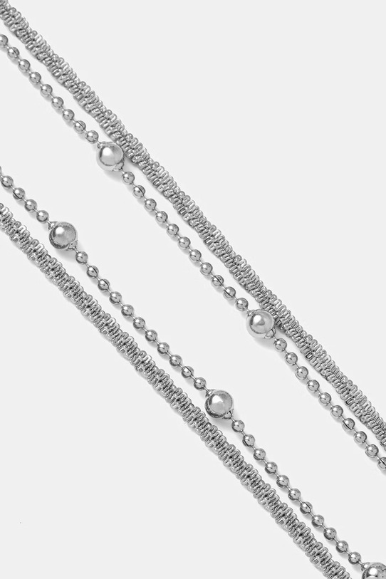 Calvin Klein naszyjnik damski ze stali szlachetnej 2-pack 35000949 srebrny AA00