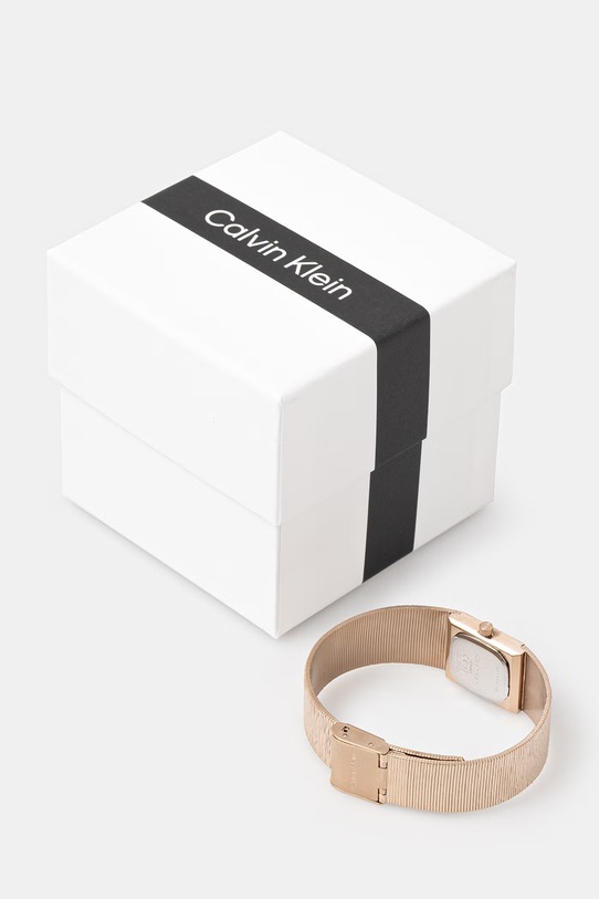 Akcesoria Calvin Klein zegarek damski 25100179 złoty