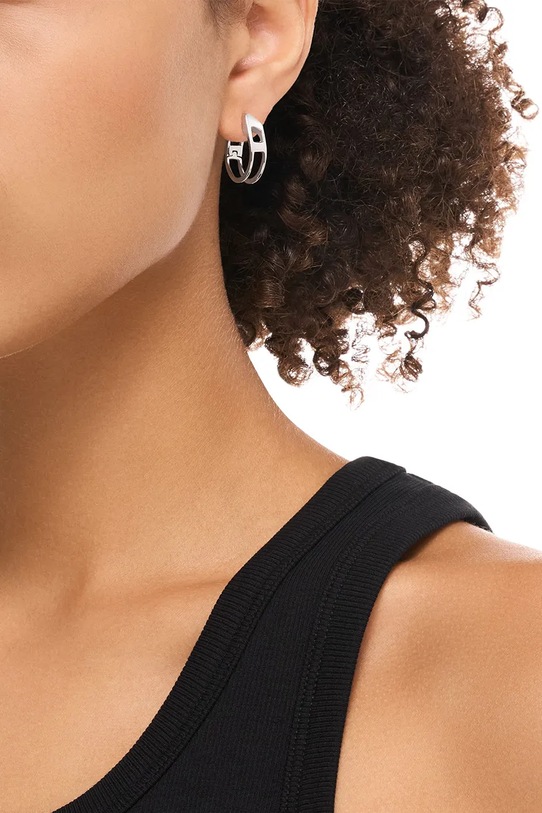 Akcesoria Diesel kolczyk damski ze stali szlachetnej DX1673040 srebrny