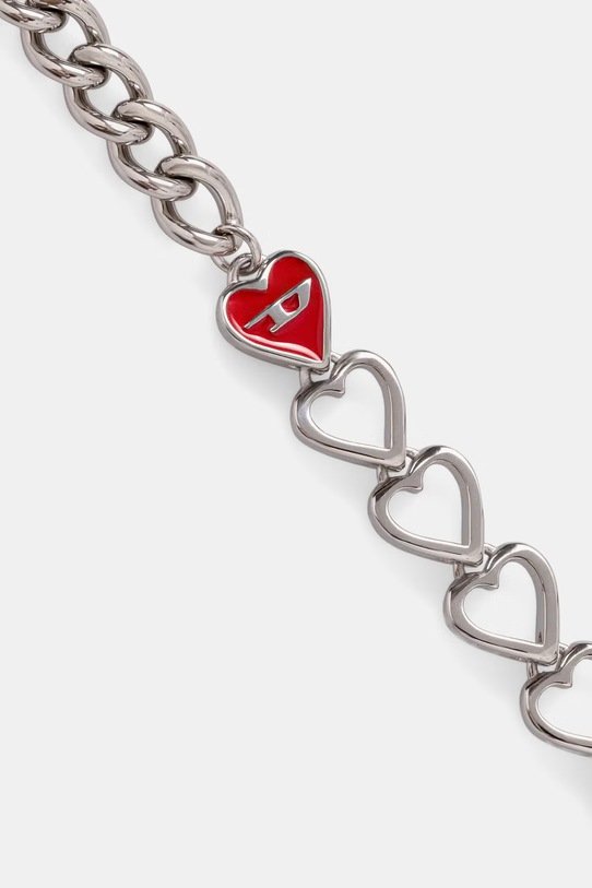 Diesel браслет жіночий з нержавіючої сталі DX1668040 срібний AA00