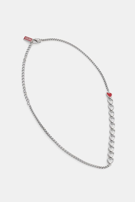 Diesel намисто жіноче з нержавіючої сталі срібний DX1666040