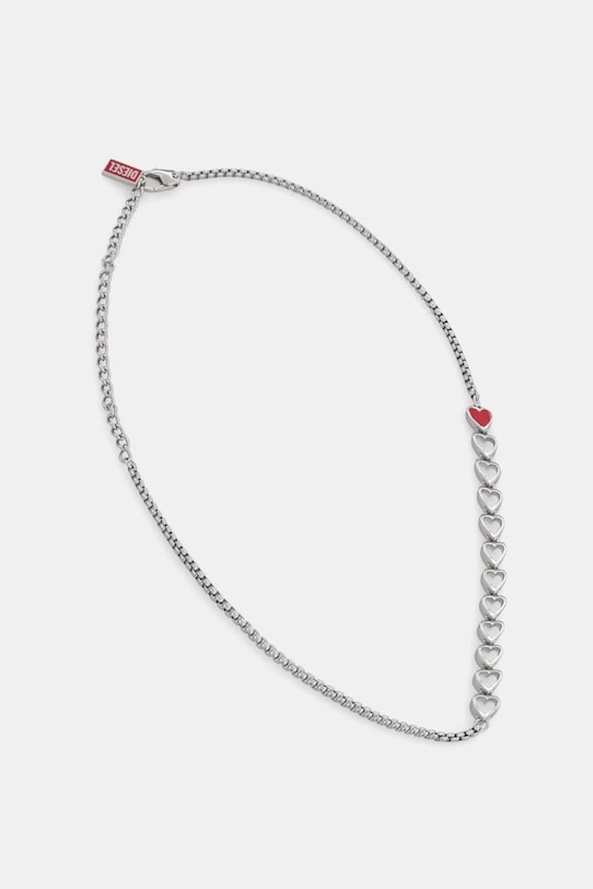 Diesel намисто жіноче з нержавіючої сталі срібний DX1666040