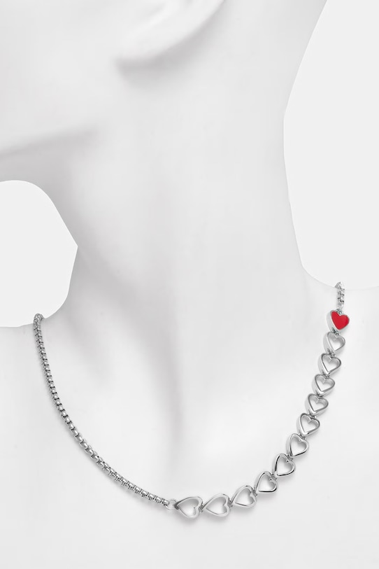 Аксесуари Diesel намисто жіноче з нержавіючої сталі DX1666040 срібний