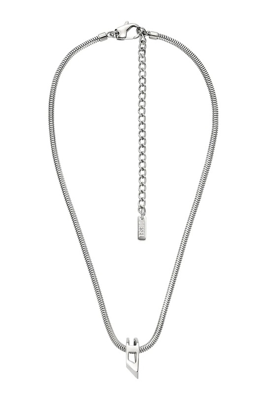 Diesel naszyjnik z zawieszką damski ze stali nierdzewnej DX1672040 srebrny AA00