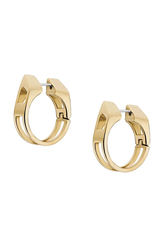 Diesel kolczyki damskie ze stali nierdzewnej bez kamienia DX1671710 złoty AA00