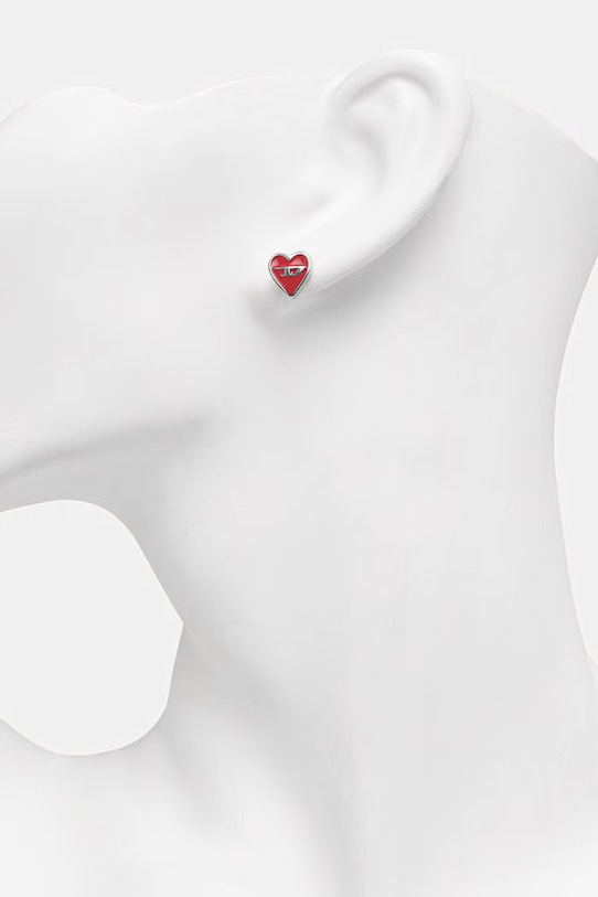 Diesel malé náušnice dámske z nehrdzavejúcej ocele DX1667040 strieborná AA00