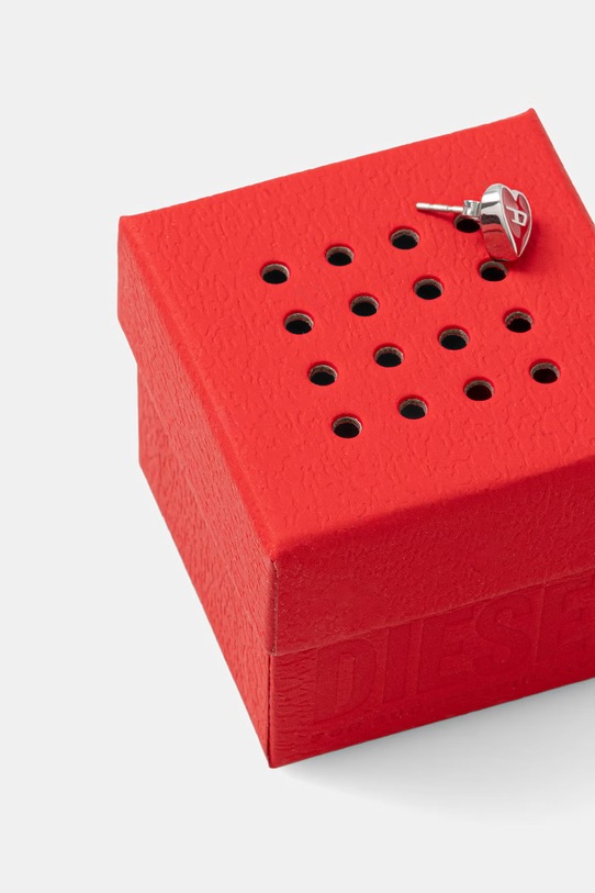 Doplnky Diesel malé náušnice dámske z nehrdzavejúcej ocele DX1667040 strieborná