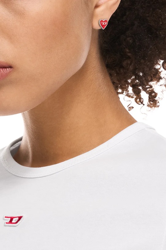 Diesel cercel pentru femei, din oțel inoxidabil argintiu DX1667040