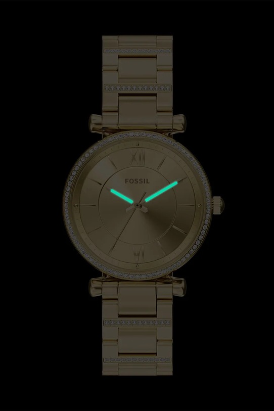 Fossil zegarek damski Carlie złoty ES5465