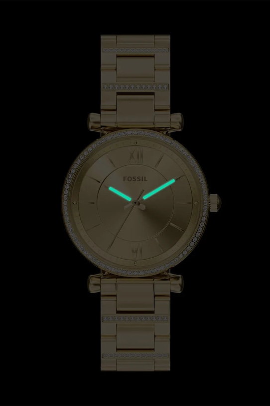 Fossil zegarek damski Carlie złoty ES5465