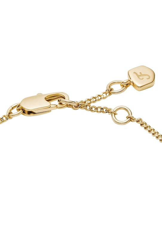 Akcesoria Fossil bransoletka damska z cyrkonią Ellis JA7296710 złoty