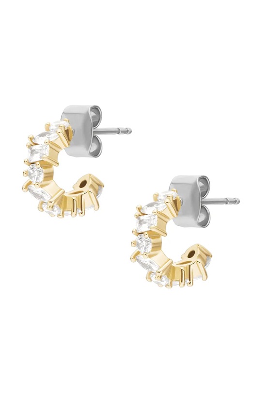 Akcesoria Fossil kolczyki damskie kryształowe Ellis JA7297710 złoty