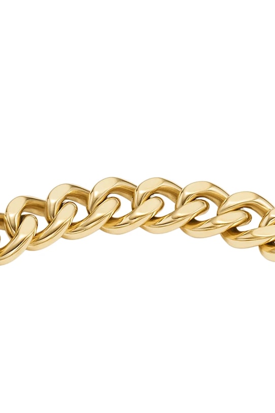 Akcesoria Fossil bransoletka damska ze stali chirurgicznej z kryształem Carlie JF04957710 złoty