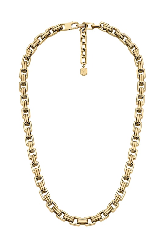 Fossil naszyjnik damski ze stali chirurgicznej bez kamienia Raquel JF04954710 złoty AA00