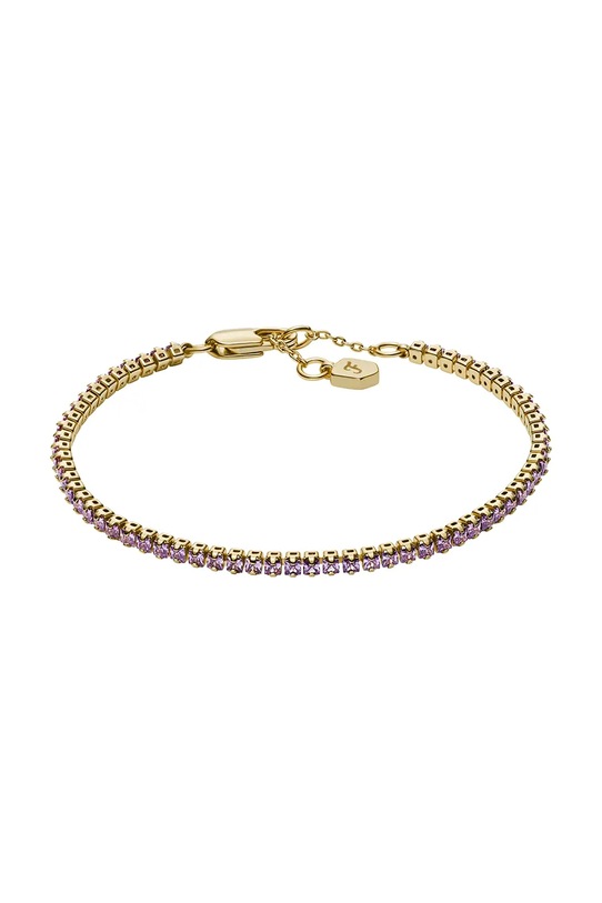 Fossil bransoletka damska kryształowa Ellis złoty JA7306710