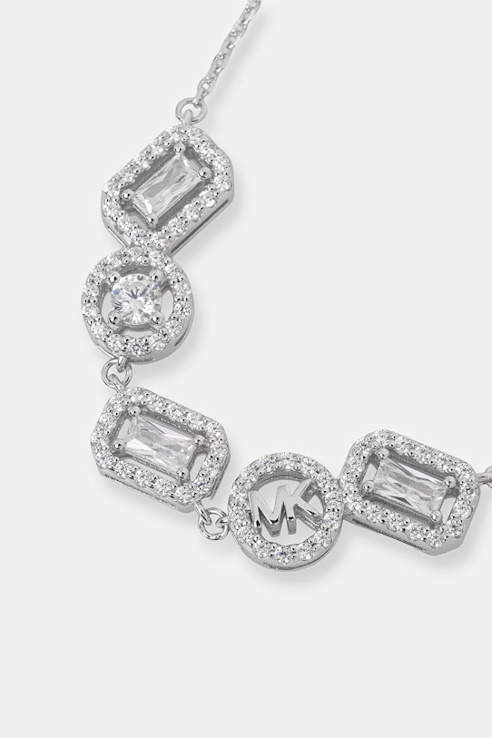 Michael Kors браслет жіночий срібний з цирконієм MKC1842040 срібний AA00