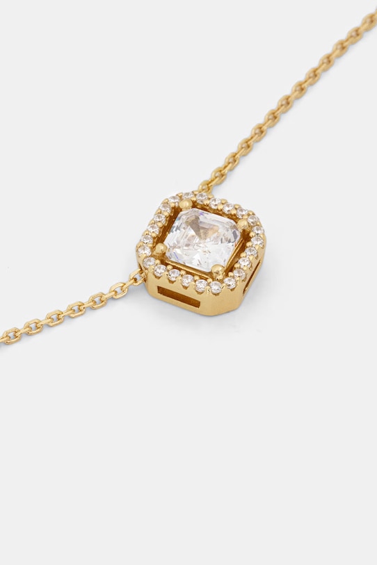Michael Kors dámsky náhrdelník s príveskom z pozláteného striebra so zirkónom MKC1843710 zlatá AA00