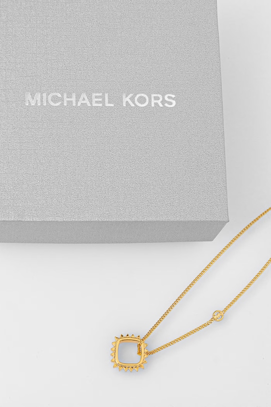 Аксесуари Michael Kors намисто з підвіскою жіноче позолочене з цирконієм MKJ8609710 золотий