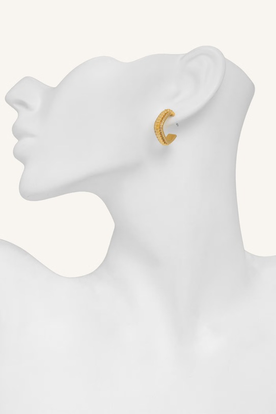 Michael Kors σκουλαρίκια γυναικεία επιχρυσωμένα ζιργκόν MKJ8613710 χρυσαφί AA00