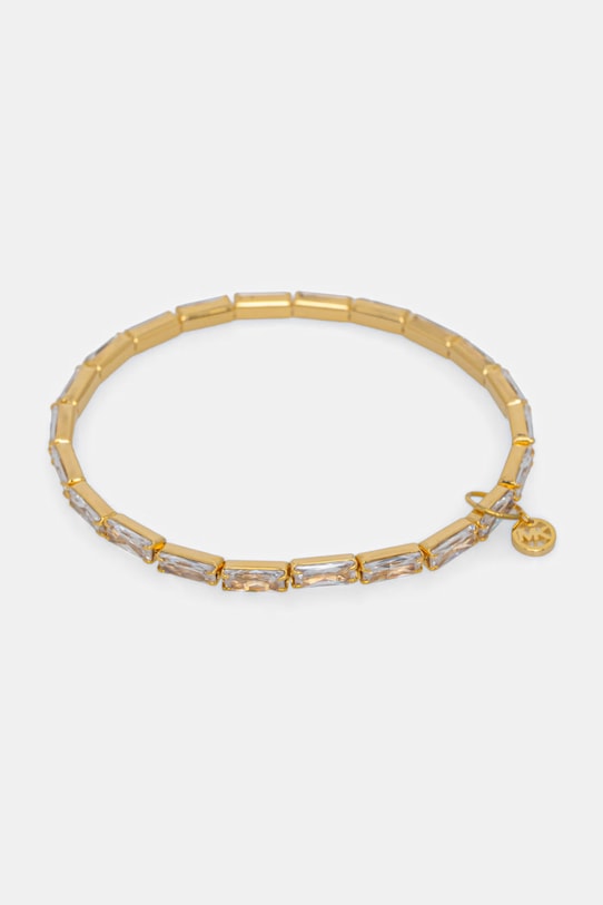 Michael Kors браслет жіночий позолочений з цирконієм золотий MKJ8614710