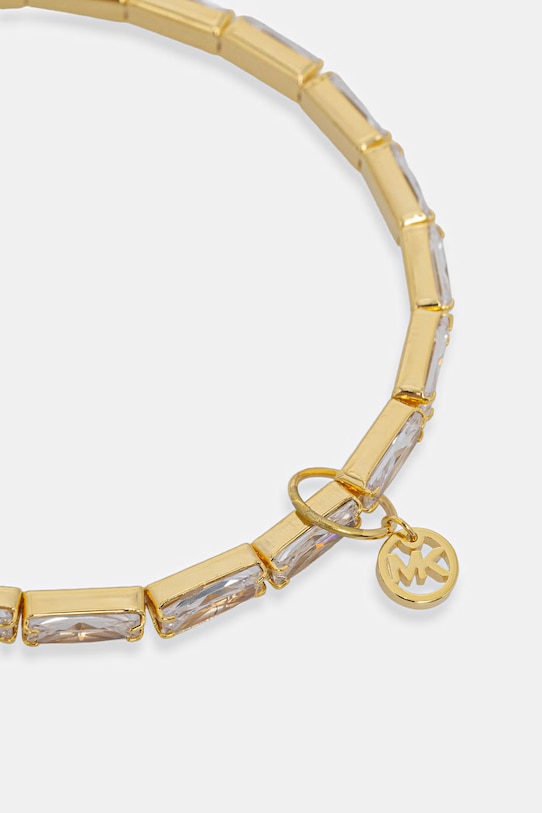 Michael Kors браслет жіночий позолочений з цирконієм MKJ8614710 золотий AA00