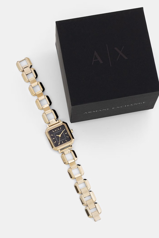 Doplnky Armani Exchange hodinky dámske Leila AX5738 zlatá