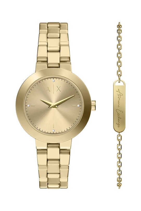 Armani Exchange ura ženska Jackie zlata AX7177SET