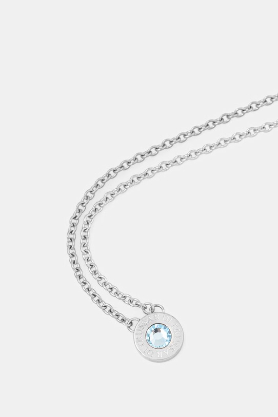 Trussardi naszyjnik damski ze stali nierdzewnej T-LOGO TJAXC109 srebrny AA00