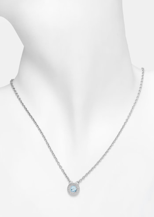 Akcesoria Trussardi naszyjnik damski ze stali nierdzewnej T-LOGO TJAXC109 srebrny