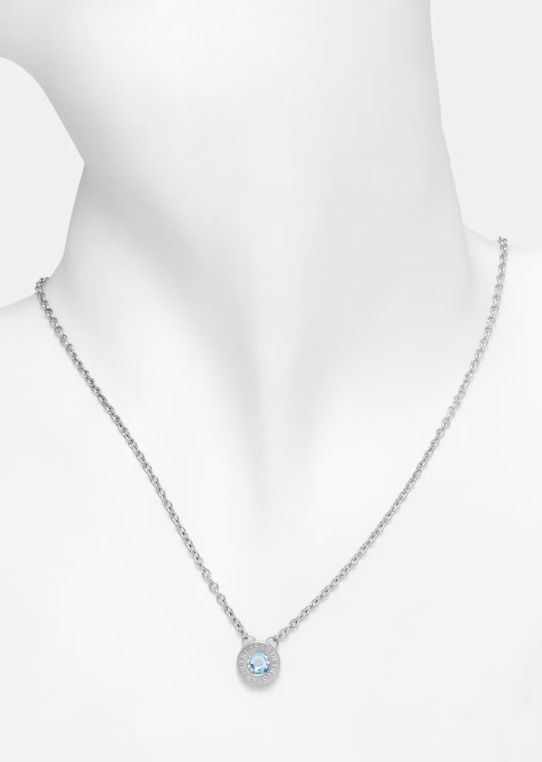 Akcesoria Trussardi naszyjnik damski ze stali nierdzewnej T-LOGO TJAXC109 srebrny