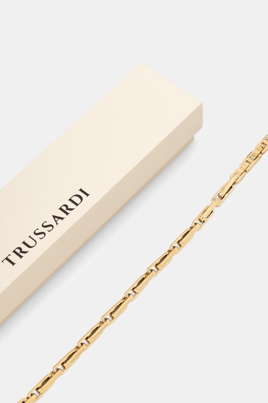 Akcesoria Trussardi bransoletka damska ze stali nierdzewnej T-STEEL TJAXV51 złoty