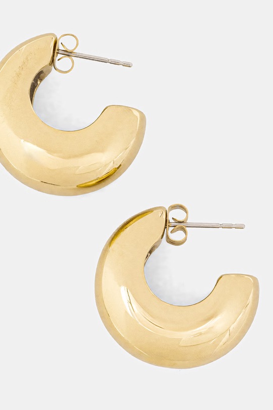 Trussardi kolczyki damskie ze stali nierdzewnej T-BOLD TJBJV05 złoty AA00