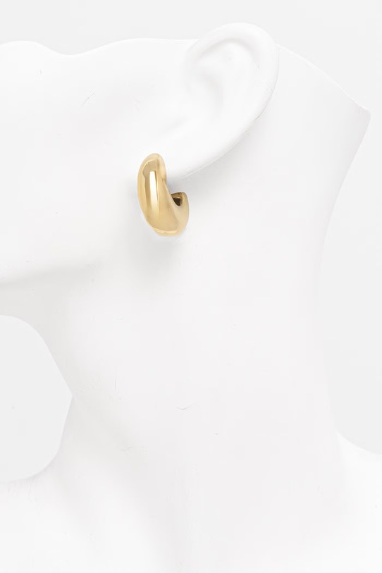 Akcesoria Trussardi kolczyki damskie ze stali nierdzewnej T-BOLD TJBJV05 złoty