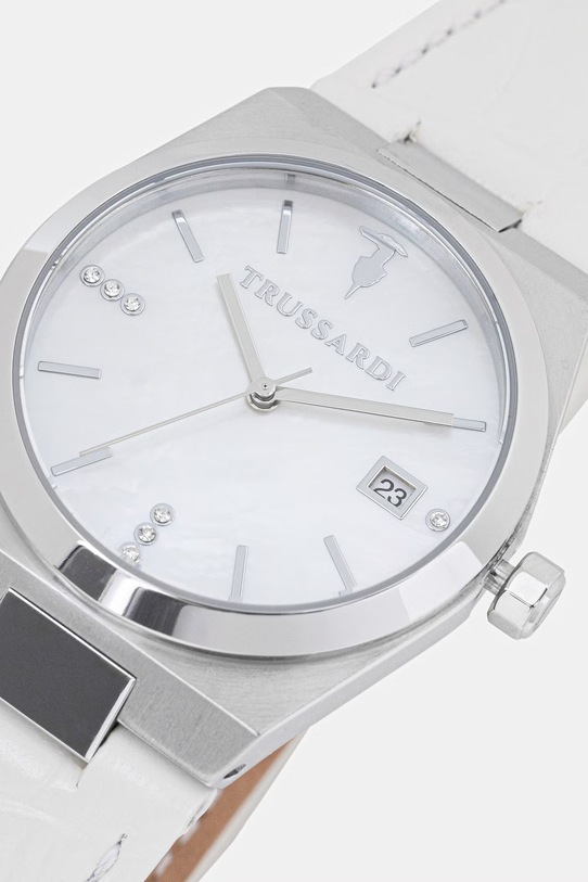 Trussardi zegarek damski T-MILANO R2451175501 biały AA00