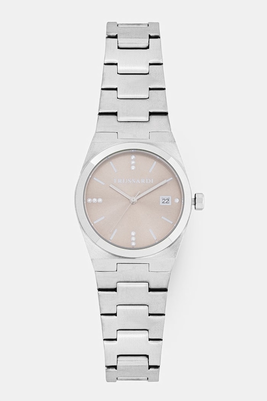 Trussardi zegarek damski T-MILANO srebrny R2453175505