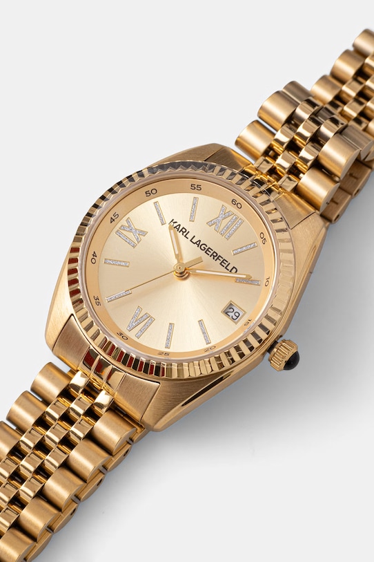 Karl Lagerfeld zestaw zegarek i bransoletka damski R0553108501 złoty