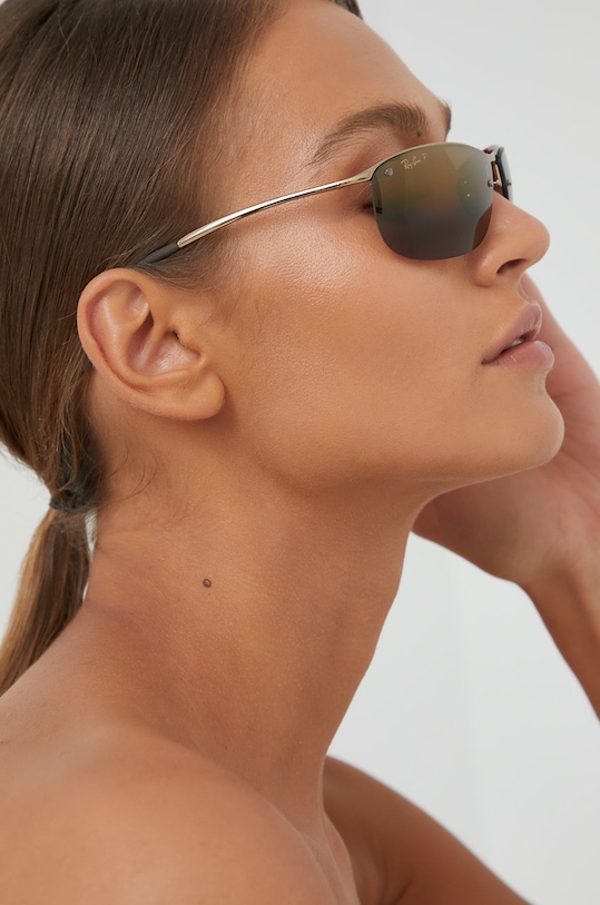 Ray-Ban - Szemüveg RB3542.197/6B barna RB3542.197/6B