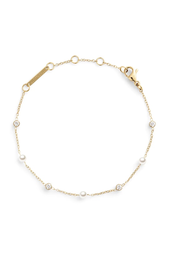 Daniel Wellington náramok dámsky z nehrdzavejúcej ocele s kryštálom zlatá DW00401952