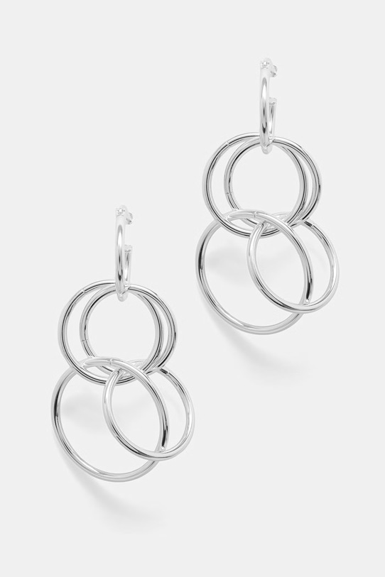 Lilou kolczyki damskie posrebrzane 261/60/KOL/SR srebrny AA00